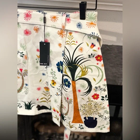 NWT THE KIT. Palampore Cargo Wrap Skirt | Size Large - Picture 4 of 8